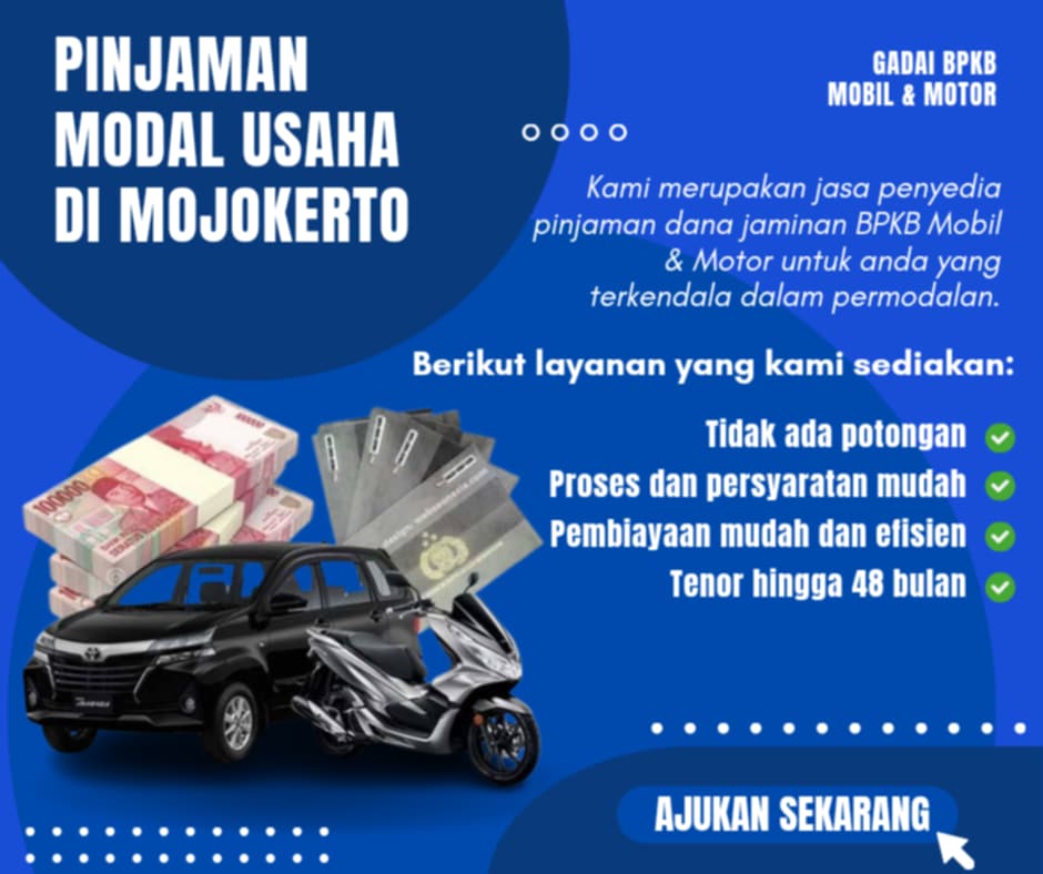 Pusat Kredit Jaminan Bpkb Di Mojokerto