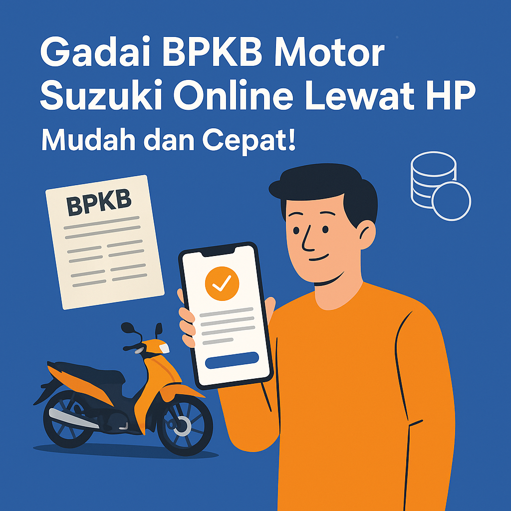 Kredit Jaminan BPKB Motor Suzuki Mudah dan Cepat Lewat HP