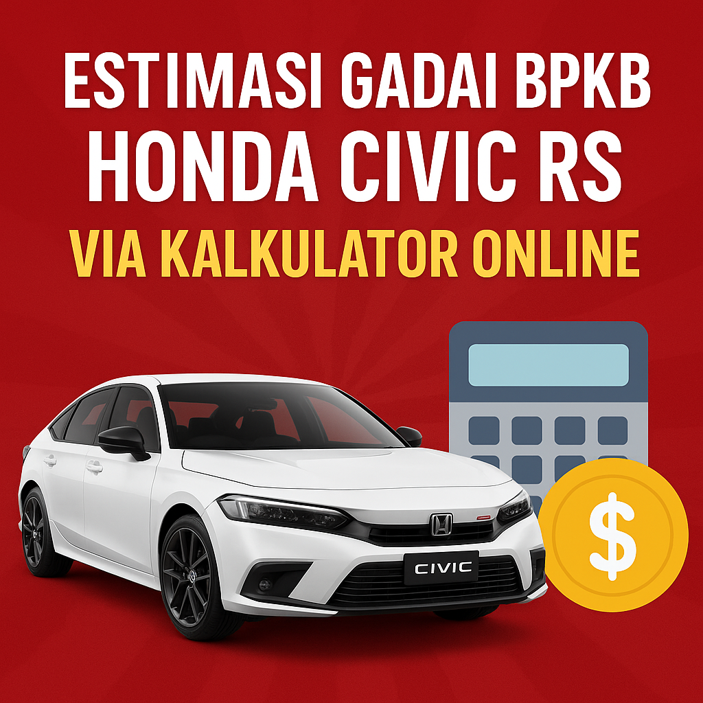 Simulasi Pencairan Dana Kredit Jaminan BPKB Honda Civic RS lewat Kalkulator Online