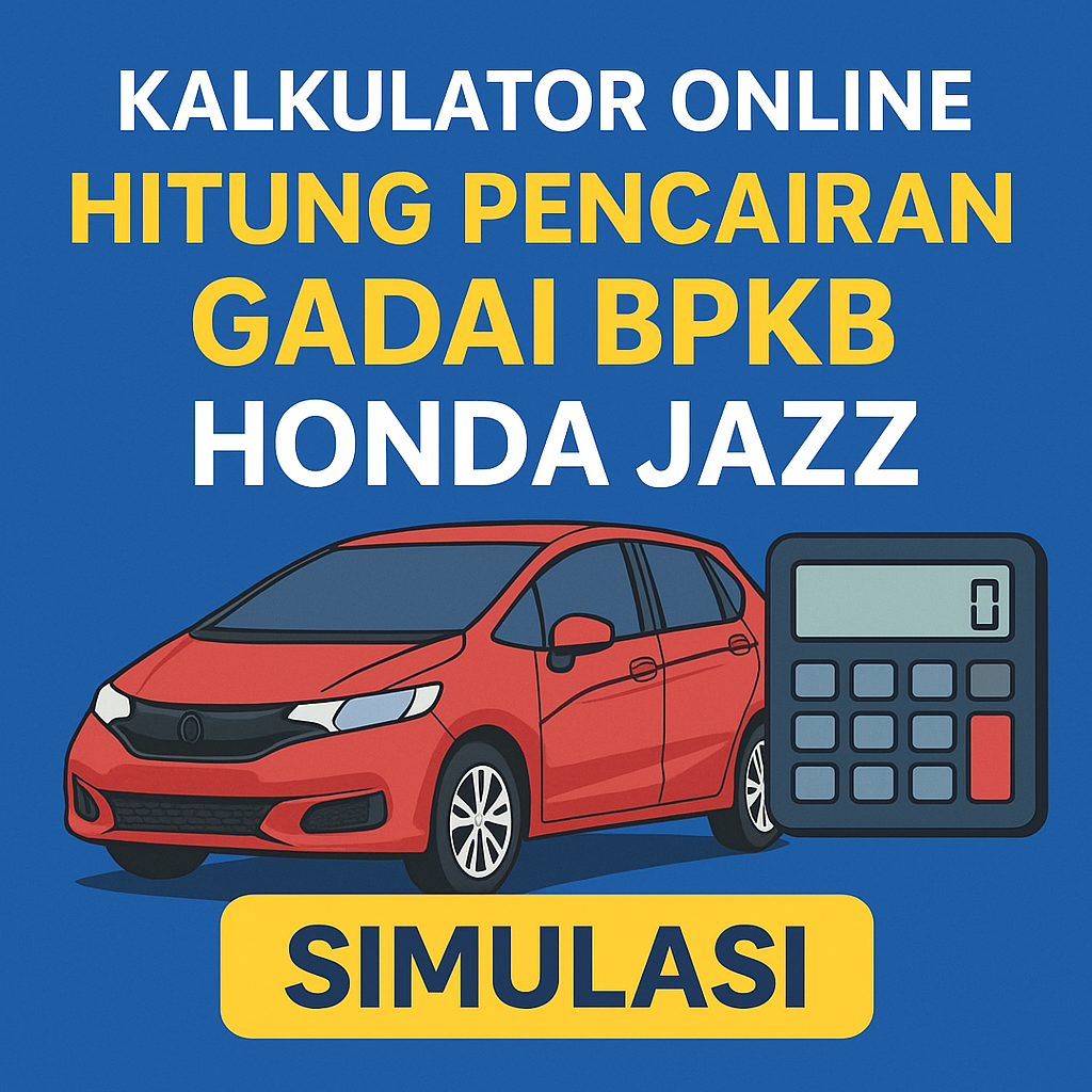 Hitung Pencairan Dana Kredit Jaminan BPKB Honda Jazz dengan Mudah