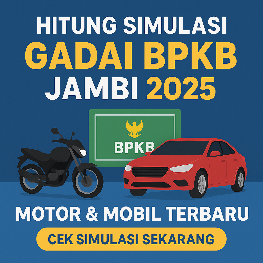 Akurasi Simulasi Kredit Jaminan BPKB di Jambi Motor maupun Mobil