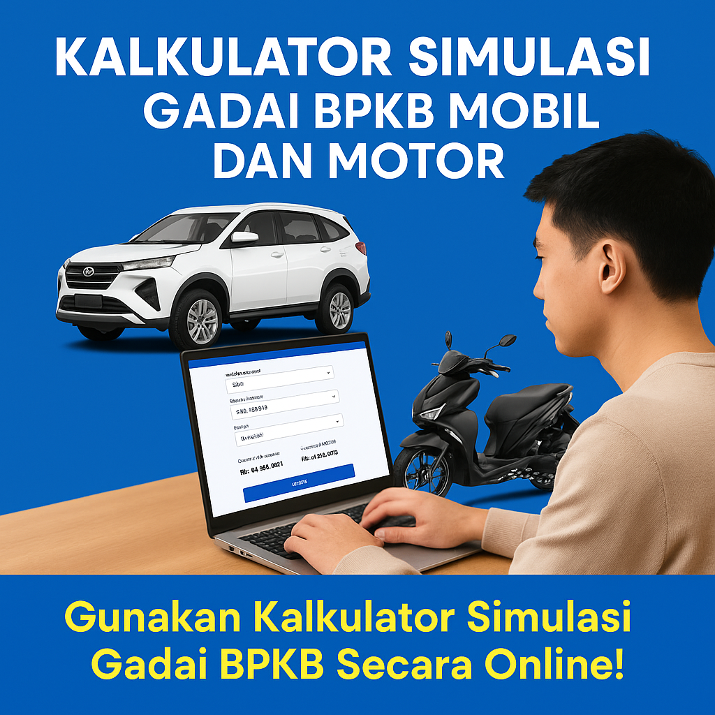 Simulasikan Dana Kredit Jaminan BPKB Mobil & Motor dengan Mudah dan Cepat