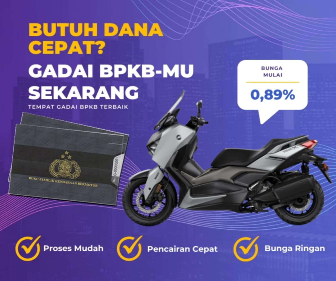 Kredit Jaminan Bpkb Motor Yamaha Xmax 250 Dapat Dana Berapa? Seperti Ini Simulasinya
