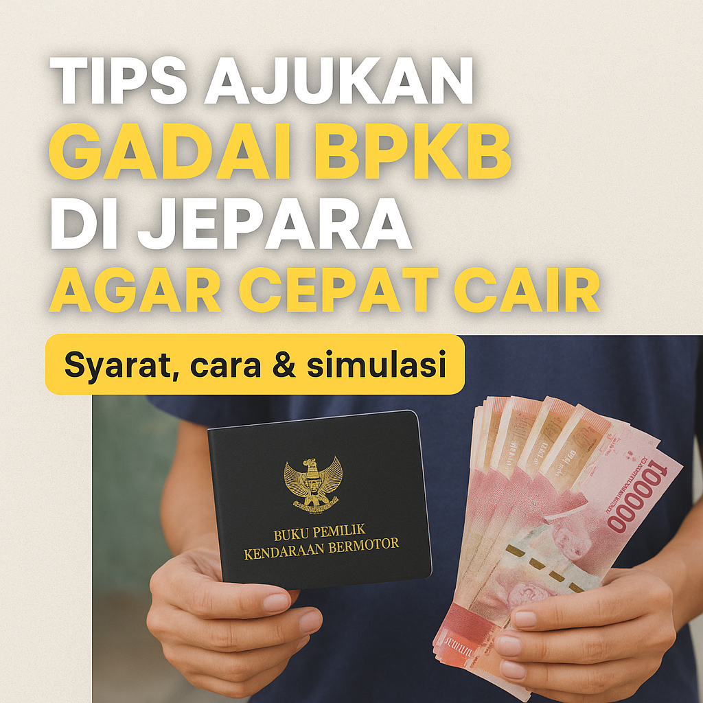 Cara Dapat Dana Cepat dengan Kredit Jaminan BPKB di Jepara