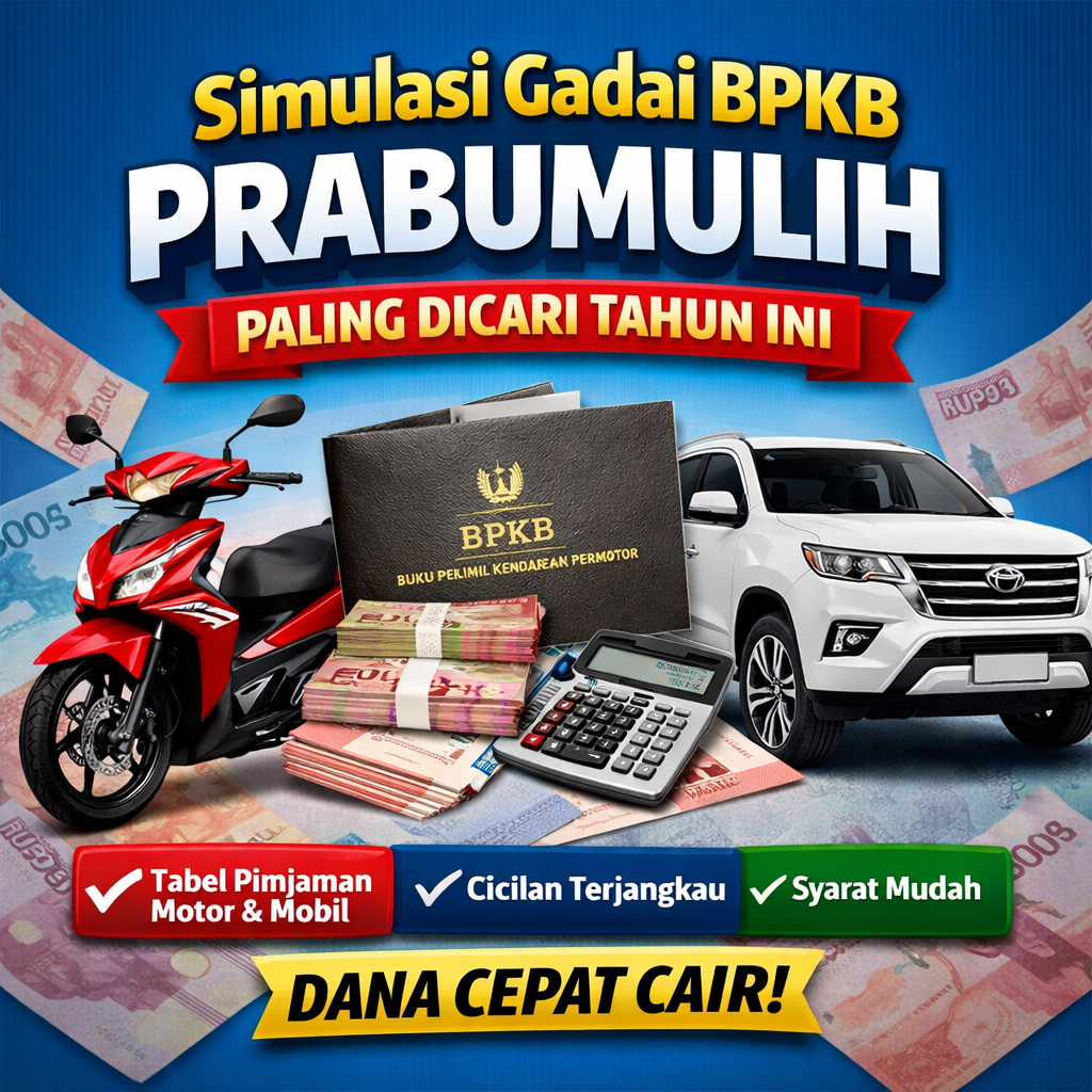 Cek Simulasi Kredit Jaminan BPKB Prabumulih Estimasi Pinjaman Terbaru