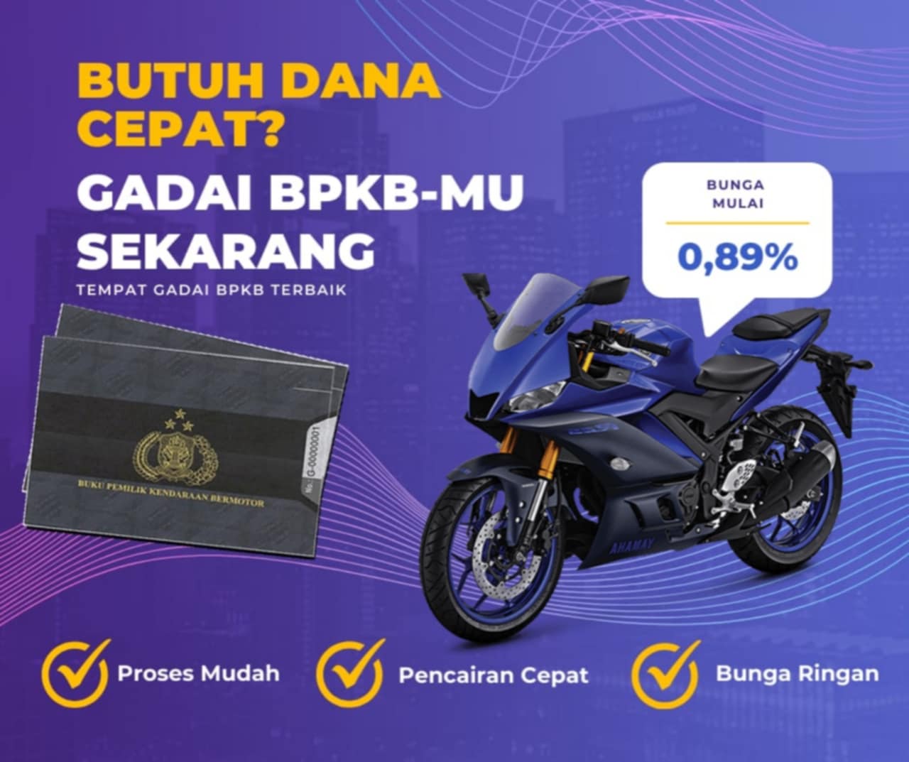 Kredit Jaminan Bpkb Motor Yamaha YZF R25 Dapat Dana Berapa? Seperti Ini Simulasinya