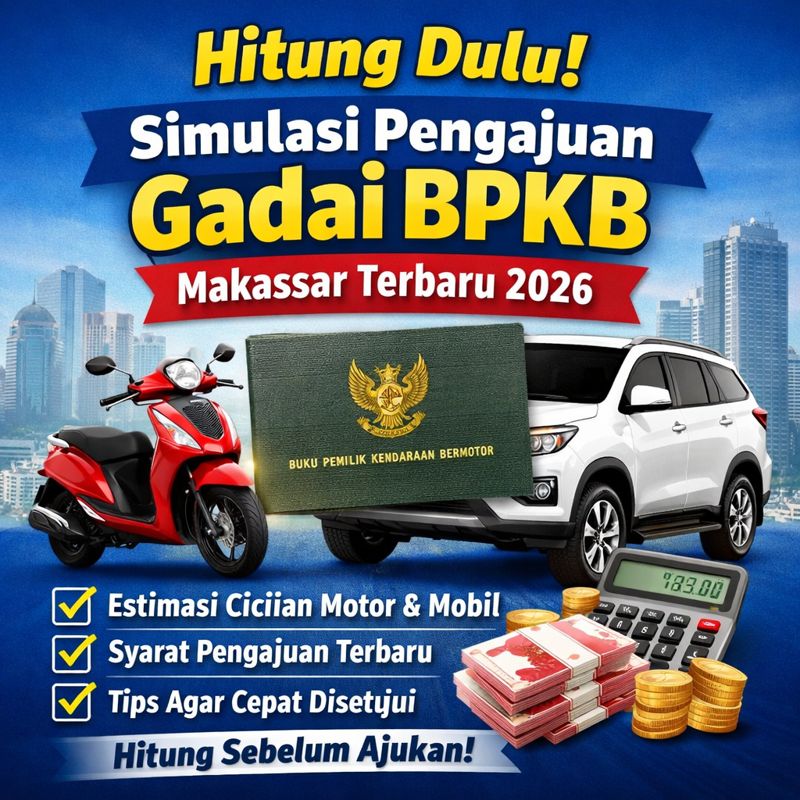 Update Terbaru Simulasi Kredit Jaminan BPKB Makassar 2026