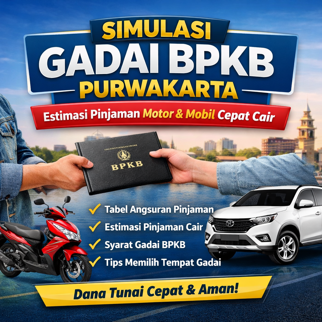 Simulasi Kredit Jaminan BPKB Purwakarta dengan Estimasi Pinjaman Lengkap