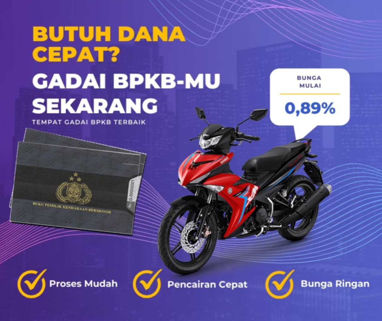 Kredit Jaminan Bpkb Motor Yamaha Jupitermx King Lbp Dapat Dana Berapa? Seperti Ini Simulasinya