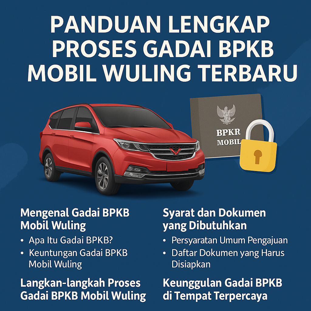 Kredit Jaminan BPKB Wuling Tanpa Ribet Ini Alur Praktisnya
