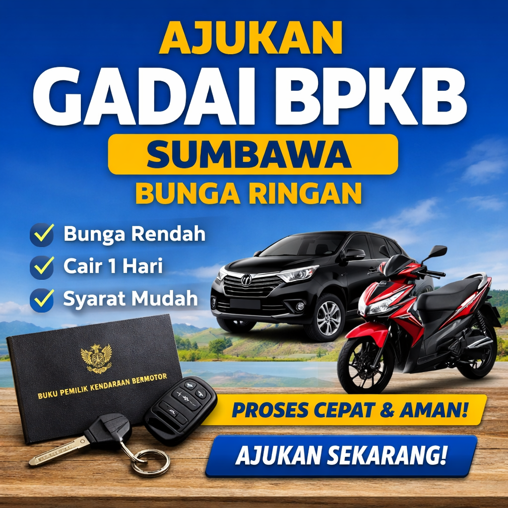 Kredit Jaminan BPKB Sumbawa Bunga Ringan 2026