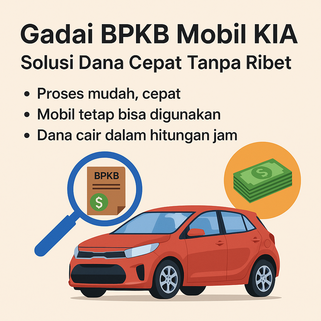 Kredit Jaminan BPKB Mobil KIA, Bunga Ringan dan Cicilan Fleksibel