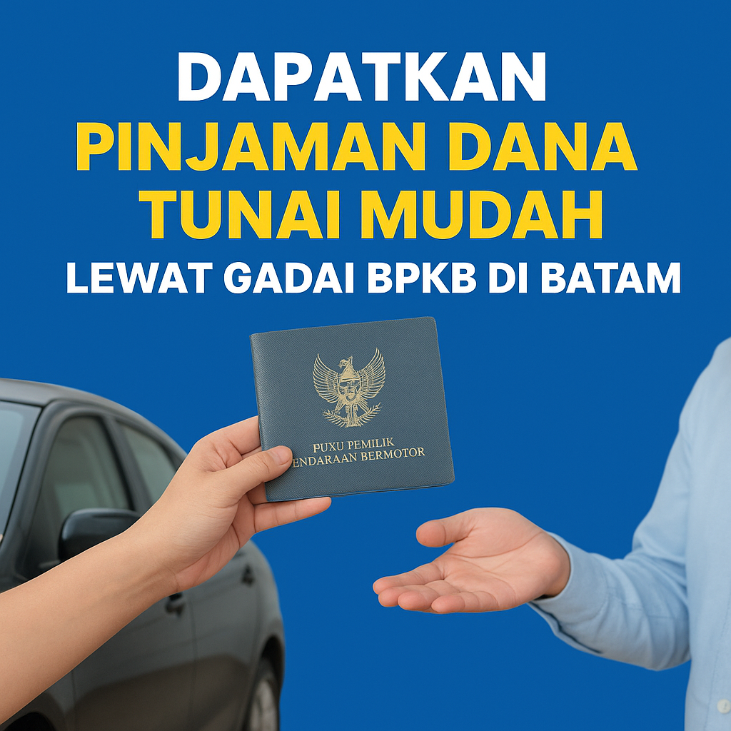 Dapatkan Pinjaman Tunai Kredit Jaminan BPKB Batam Tanpa Syarat Rumit!