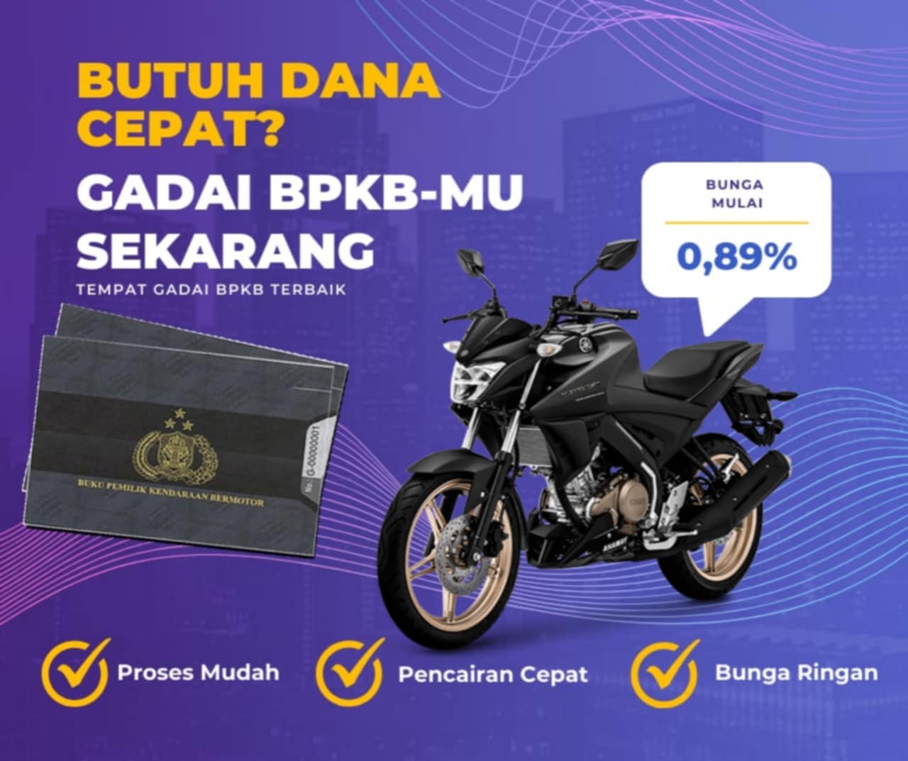 Kredit Jaminan Bpkb Motor Yamaha Vixion Lbp Dapat Dana Berapa? Seperti Ini Simulasinya