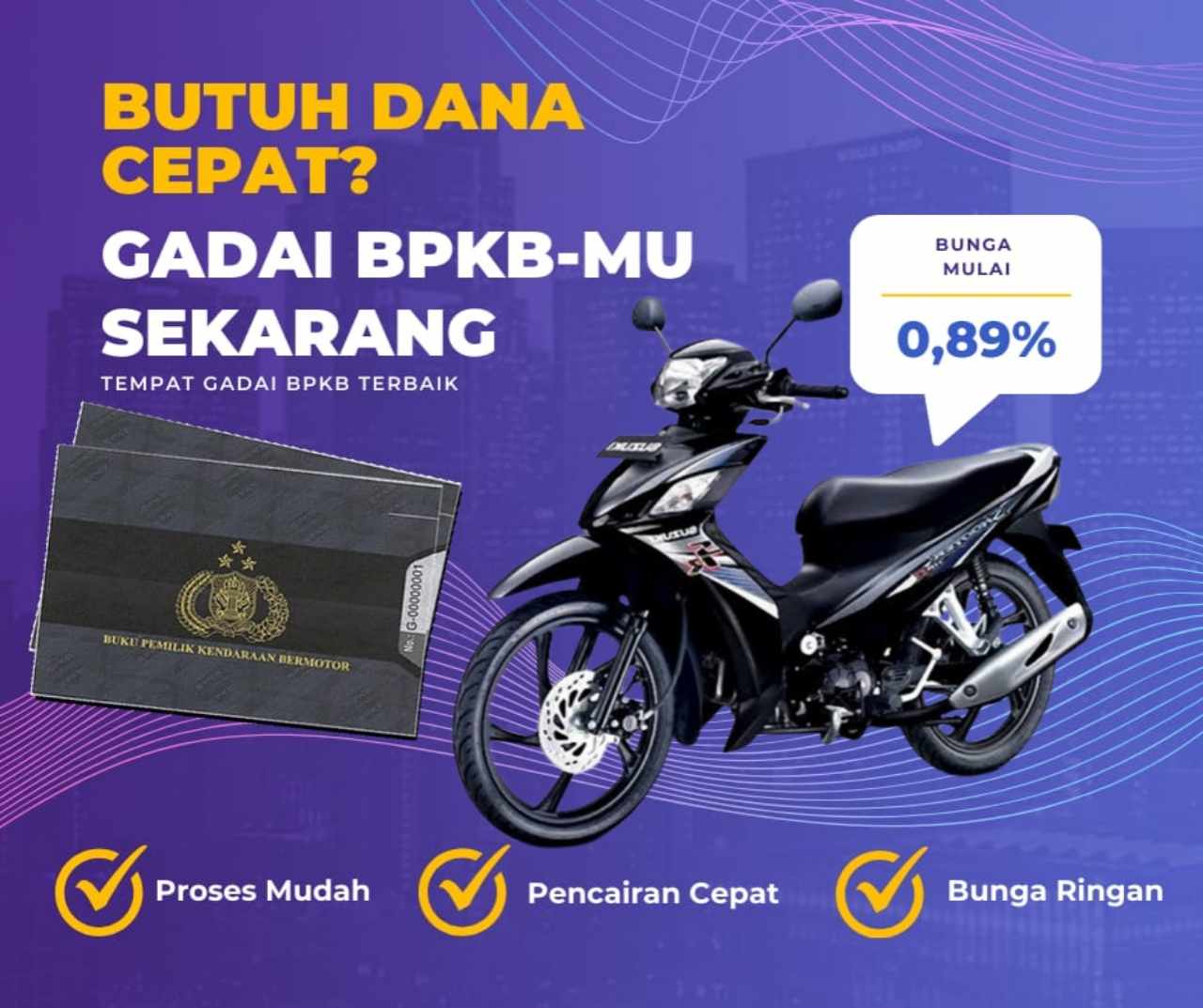 Kredit Jaminan Bpkb Motor Suzuki Shooter Fi Dapat Dana Berapa? Seperti Ini Simulasinya