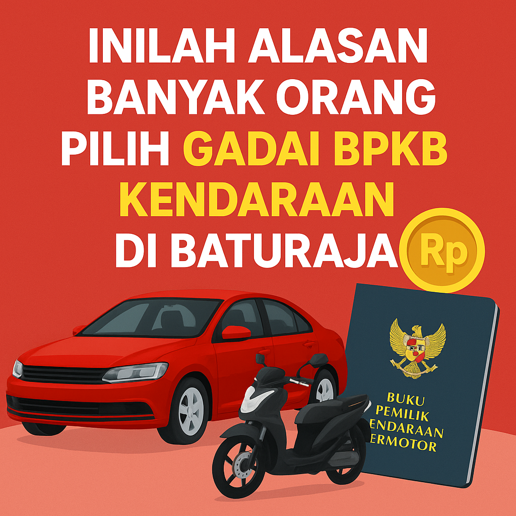 Pengajuan Kredit Jaminan BPKB Mobil & Motor di Baturaja Cepat Cair Tanpa Ribet