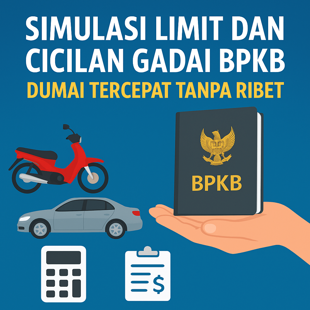 Simulasi Kredit Jaminan BPKB Dumai Cepat: Cara Hitung Cicilan dan Pencairan Dana