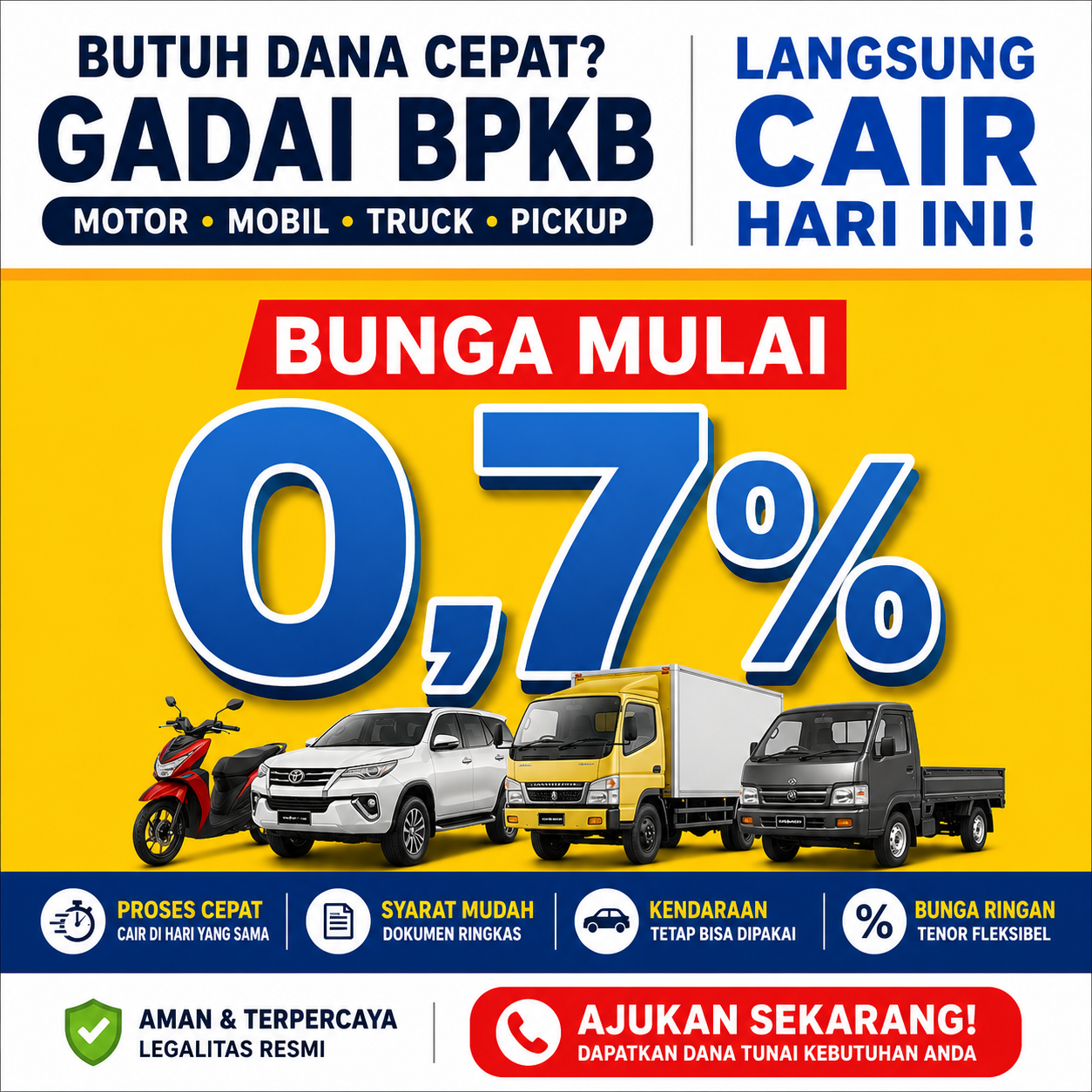 Cair Tinggi dan Bunga Ringan dengan Kredit Jaminan BPKB Tangerang Selatan