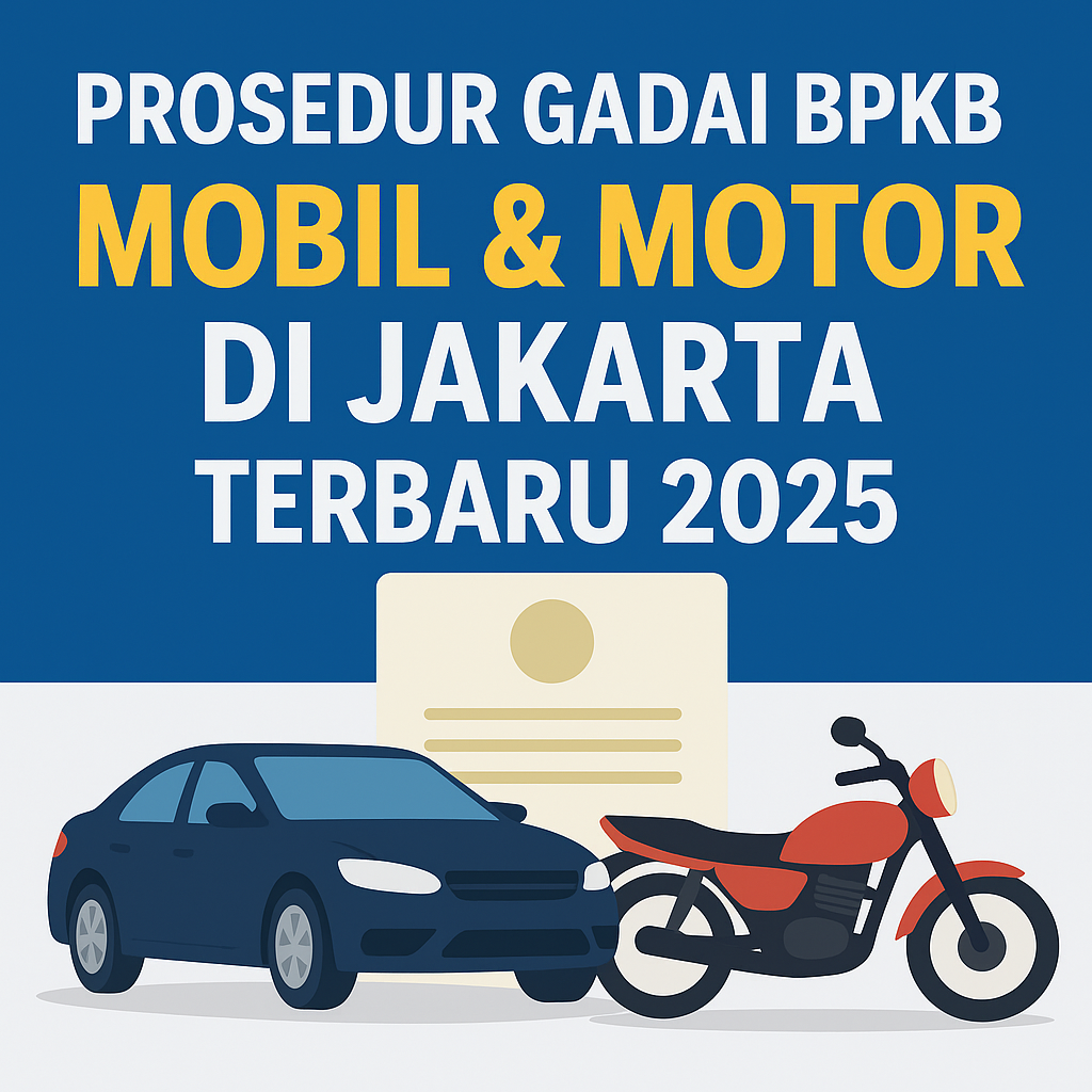 Kredit Jaminan BPKB Mobil & Motor Jakarta dengan Proses Online Cepat