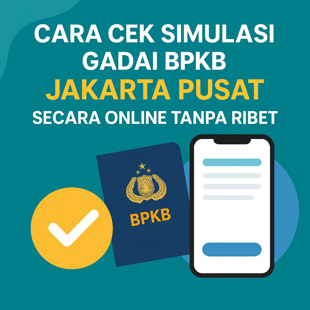 Cara Praktis Melakukan Simulasi Kredit Jaminan BPKB di Jakarta Pusat Secara Online