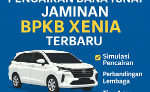 Cara Hitung Pencairan Pinjaman Kredit Jaminan BPKB Mobil Xenia Terbaru